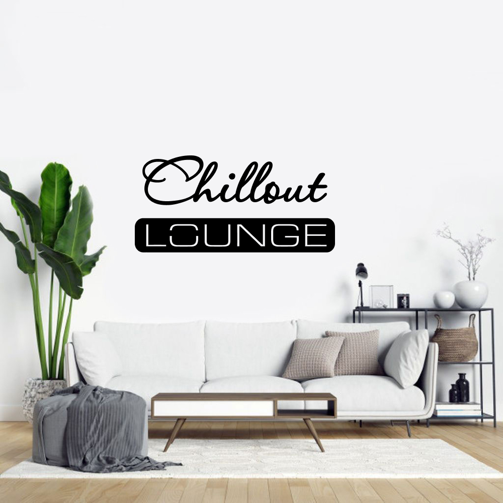 Muursticker - Chillout lounge
