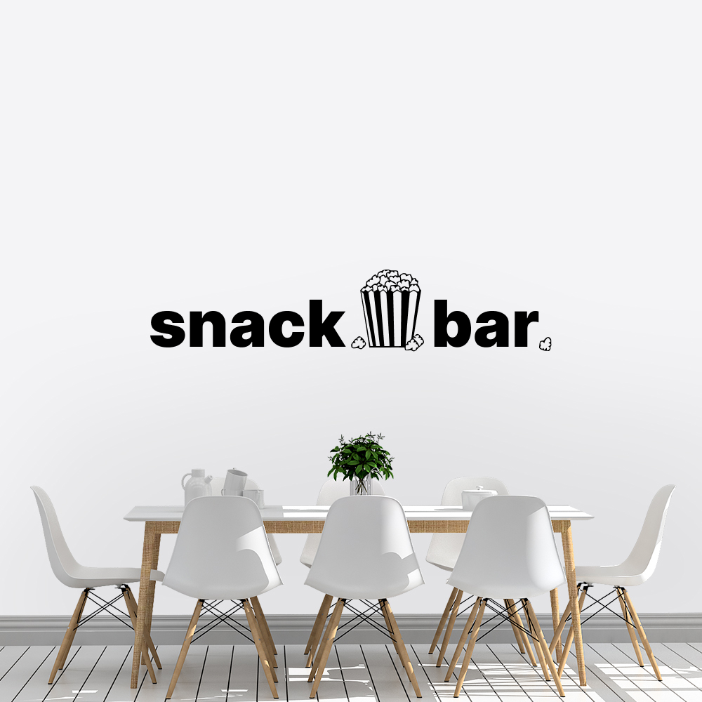 Muursticker - Snack bar