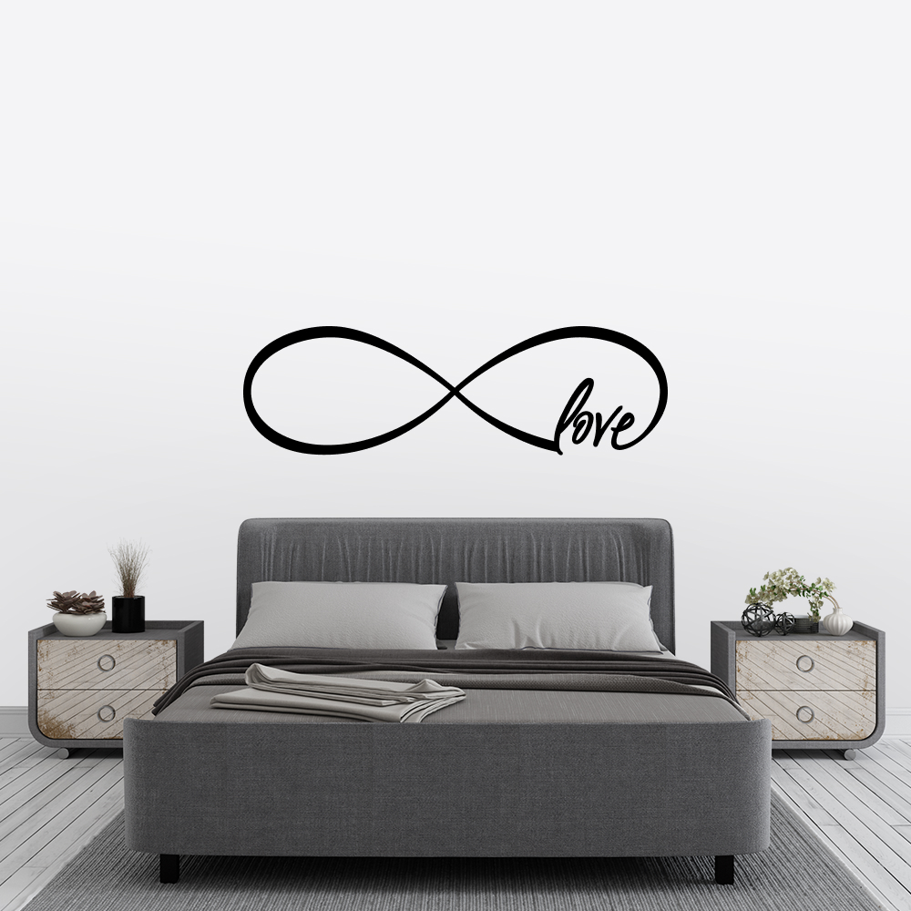 Muursticker - Infinity love teken