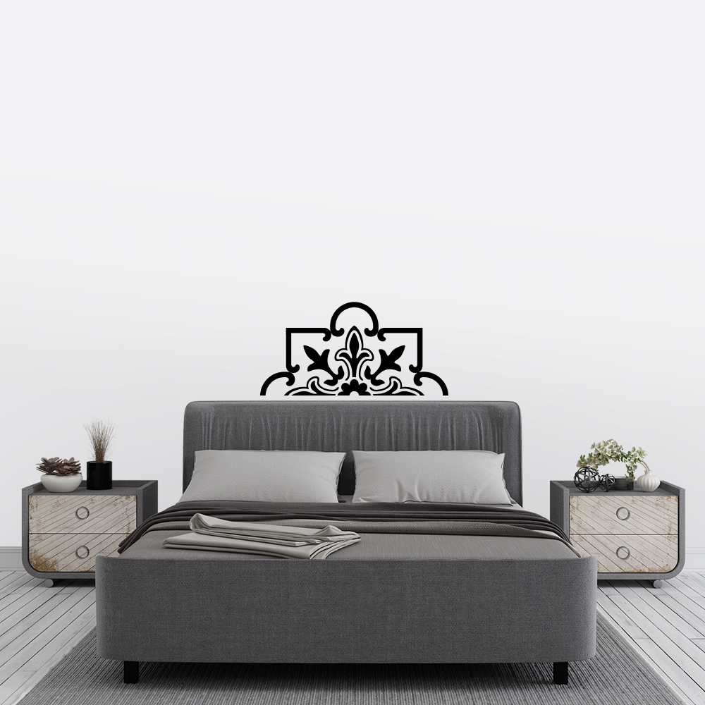 Muursticker - Chique Franse ornament