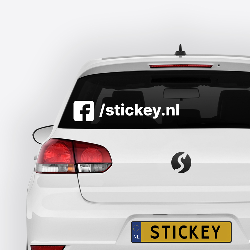 Altijd Afdeling Port Autosticker - Facebook tekst sticker maken | Stickey