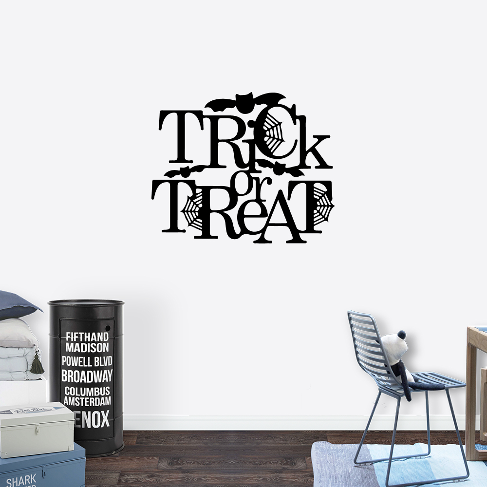 Muursticker - Trick or treat