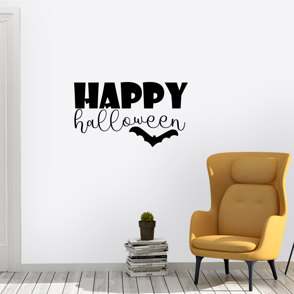 Muursticker - Happy Halloween