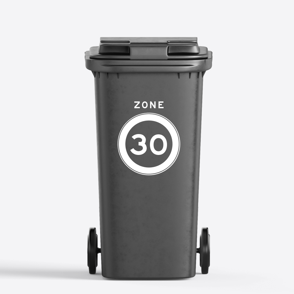 Zone 30KM | Container / Kliko sticker