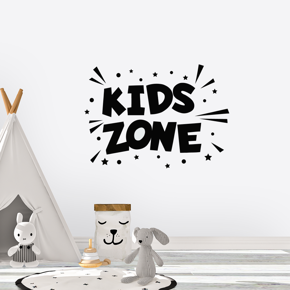 Muursticker - Kids Zone 