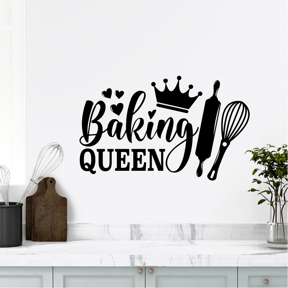 Muursticker -  Baking Queen