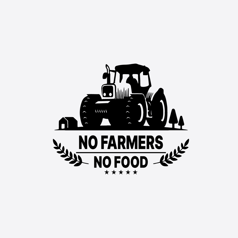 No farmers No food sticker