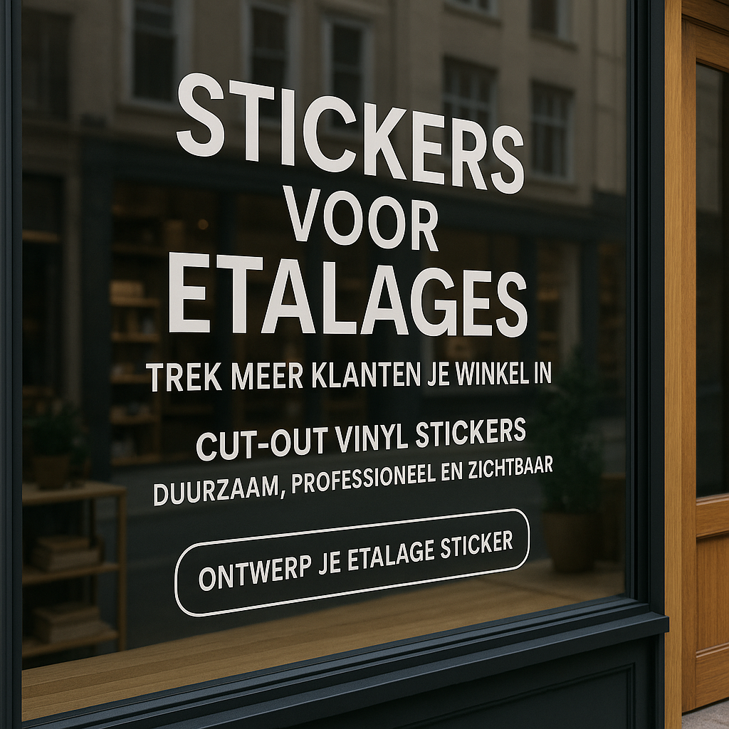 Stickers voor etalages: trek meer klanten je winkel in